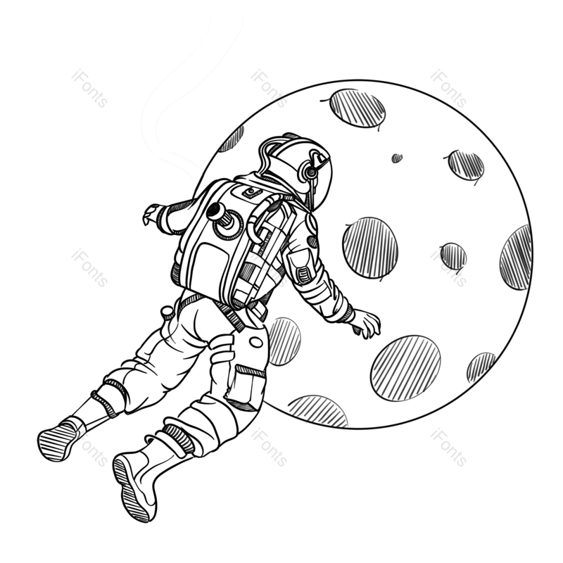 月球图片,宇宙元素,PNG,免抠素材